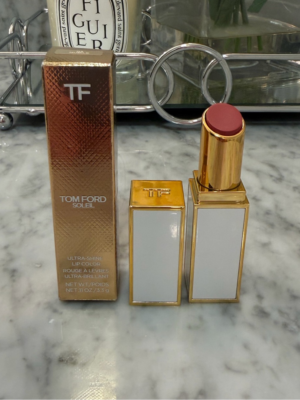 NIB- Tom Ford Soleil Ultra Shine Lipstick — Nubile (03)